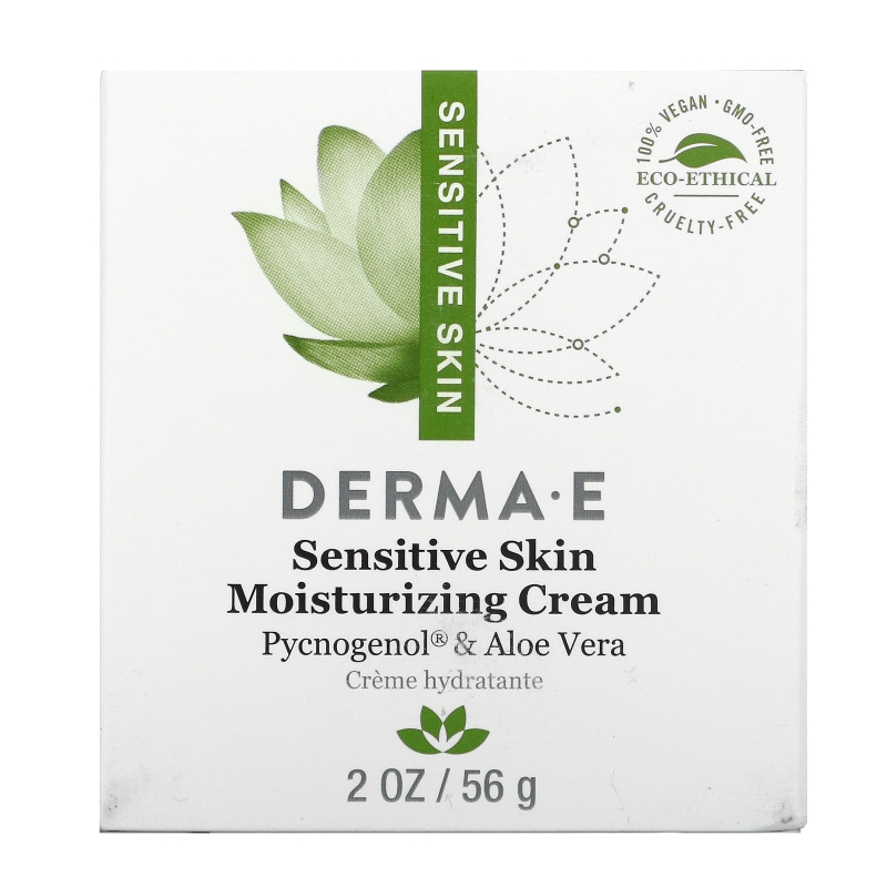 Derma E, Успокаивающий увлажняющий крем, 2 унции (56 г)