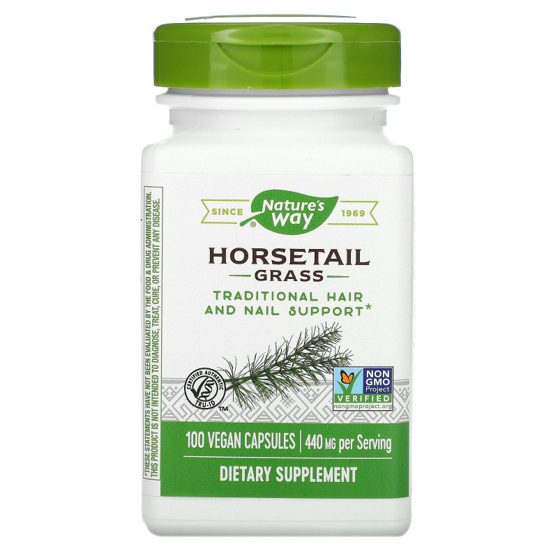 Nature's Way, Horsetail Grass, 440 mg, 100 Vegetarian Capsules