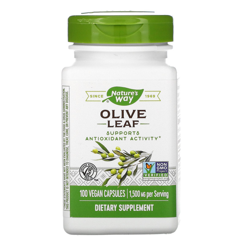 Nature's Way, Olive Leaf, 500 mg , 100 Vegetarian Capsules