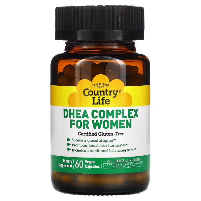 Country Life, DHEA Complex for Women, 60 Vegan Capsules