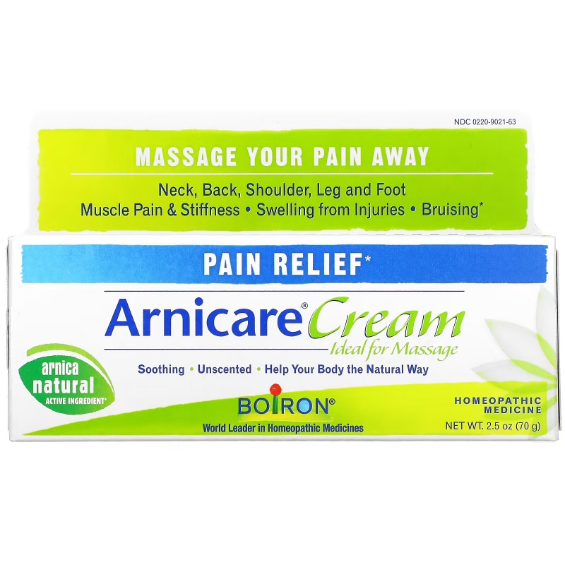 Boiron, Arnicare Cream, Pain Relief, Unscented, 2.5 oz (70 g)