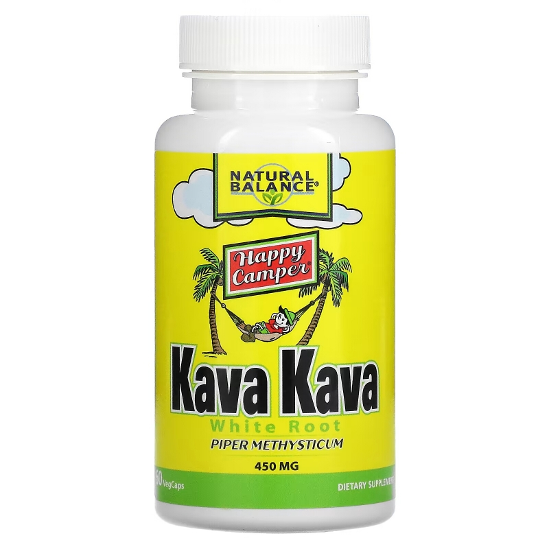 Natural Balance, Happy Camper, Kava Kava White Root, 450 mg, 60 VegCaps