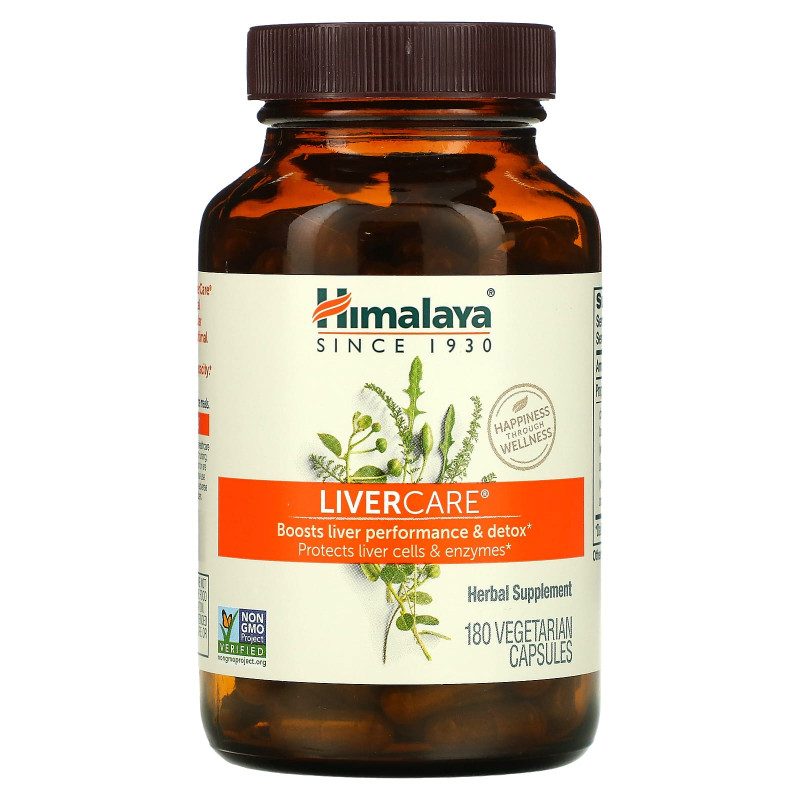 Himalaya Herbal Healthcare Liver Care (забота о печени) 180 вегетарианских капсул