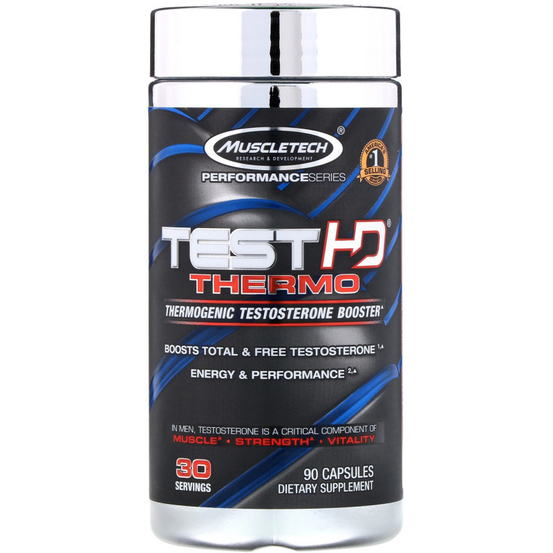 Muscletech, Test HD Thermo, 90 Capsules