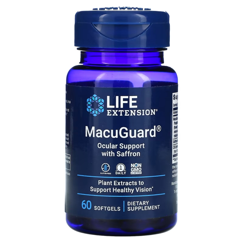 Life Extension, MacuGuard, Ocular Support, 60 Softgels