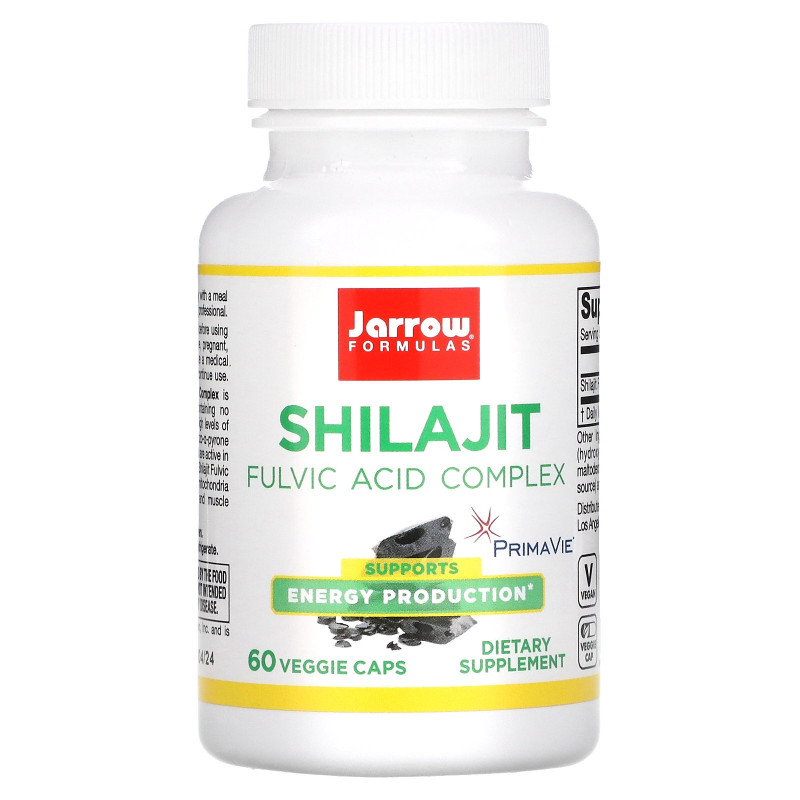 Jarrow Formulas Shilajit Fulvic Acid Complex 60 Capsules