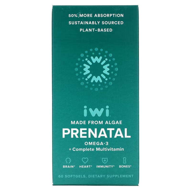 iWi, Prenatal Omega-3 + Complete Multivitamin, 60 Softgels