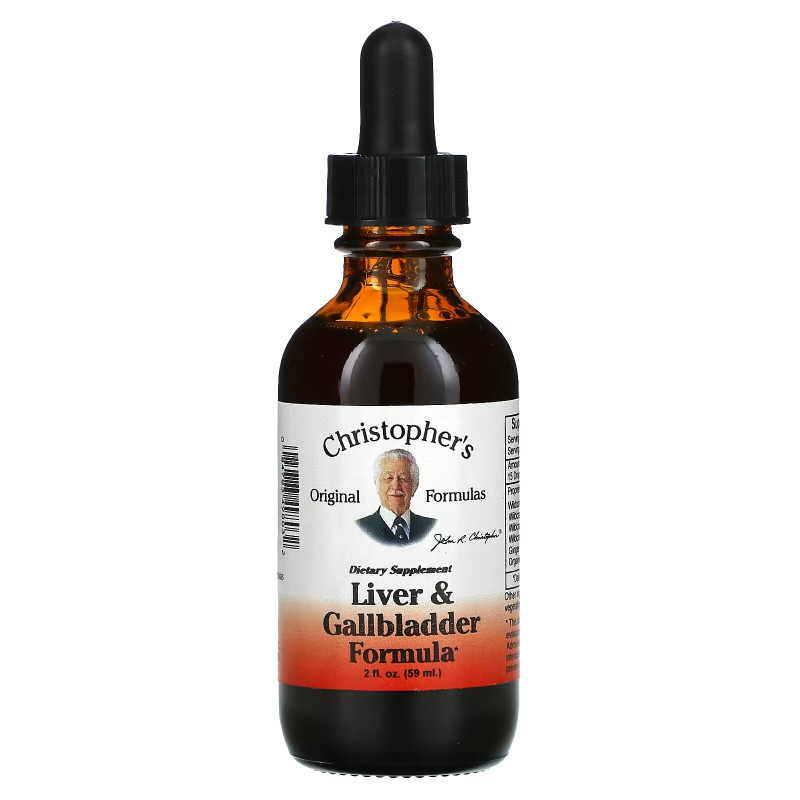 Christopher's Original Formulas, Liver & Gallbladder Formula, 2 fl oz (59 ml)