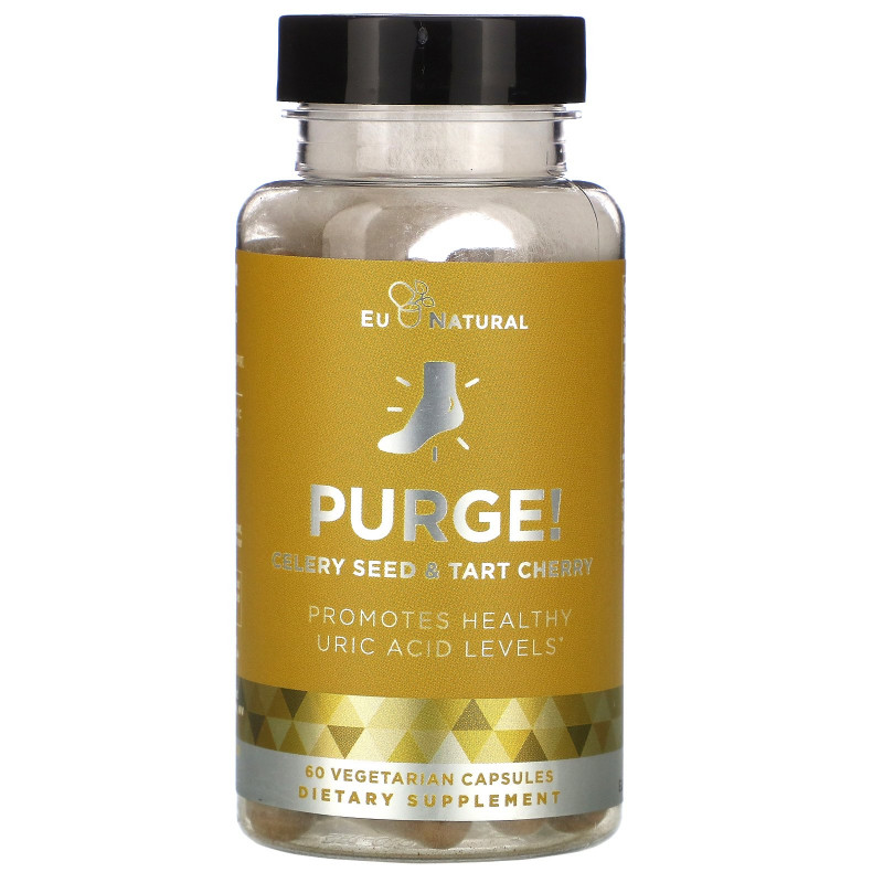 Eu Natural, PURGE!, Celery Seed & Tart Cherry,  60 Vegetarian Capsules