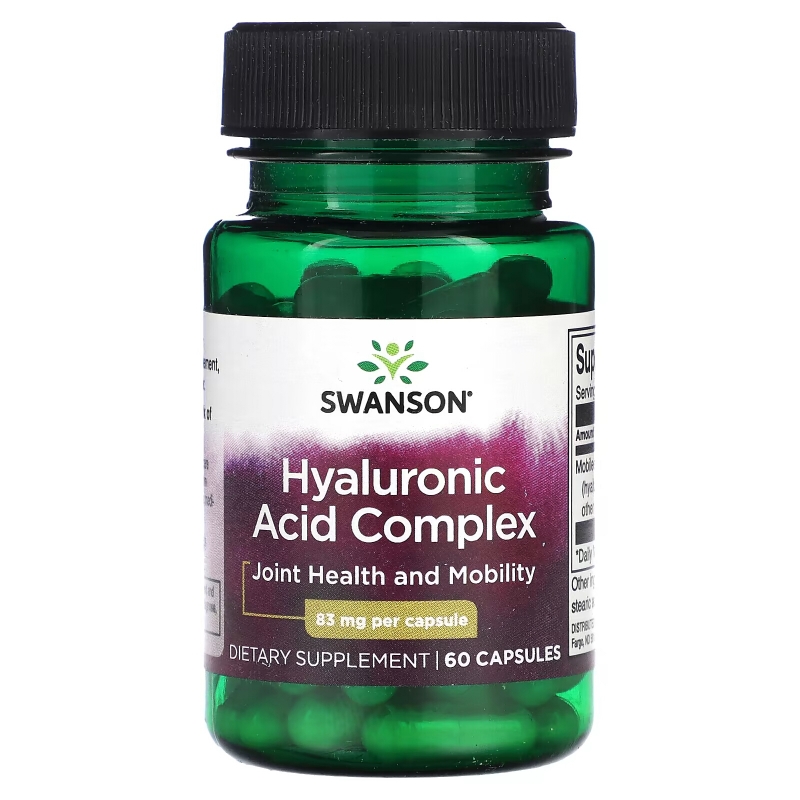 Swanson, Hyaluronic Acid Complex, 83 mg , 60 Capsules