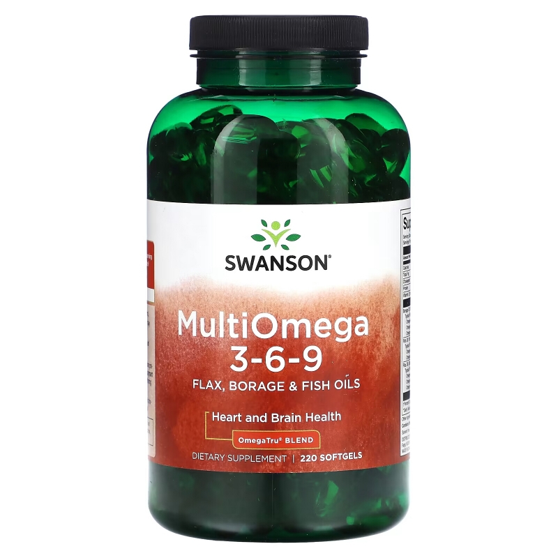 Swanson, Multi Omega 3-6-9, 220 Softgels